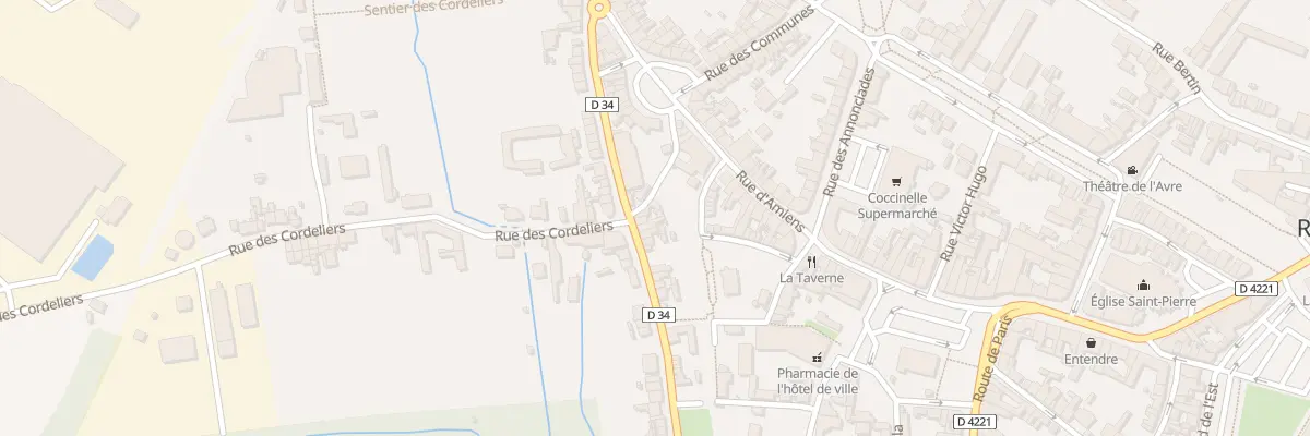 Plan du 46 Rue des Fontaines à Roye