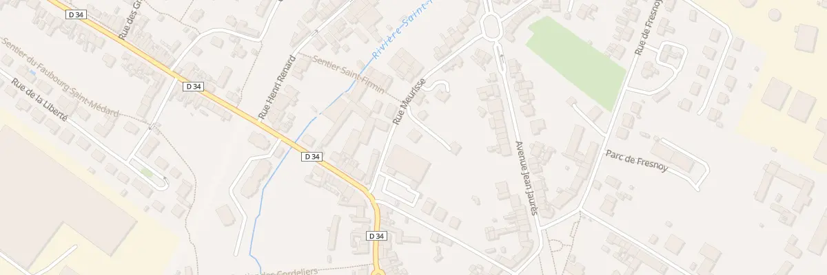 Plan du 4 Rue Meurisse à Roye