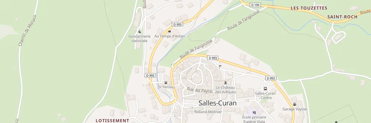 Plan du 25 Av de Sully à Salles-Curan