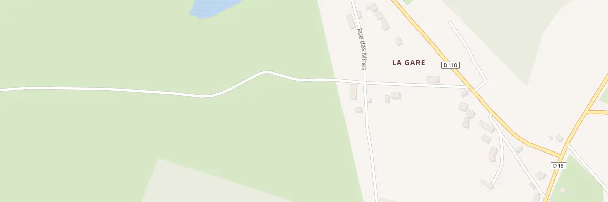 Plan du 5270 La Gare à Gouttières