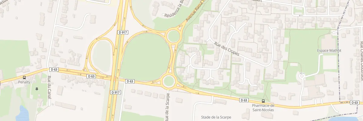 Plan du 38 Rue du Hameau des Perdrix à Saint-Nicolas