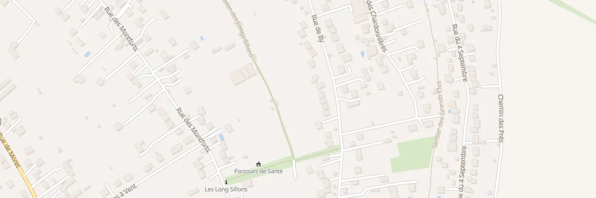 Plan du 38 Rue de By à Thomery