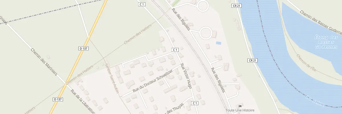 Plan du 95B Rue Victor Hugo à Moret-Loing-et-Orvanne