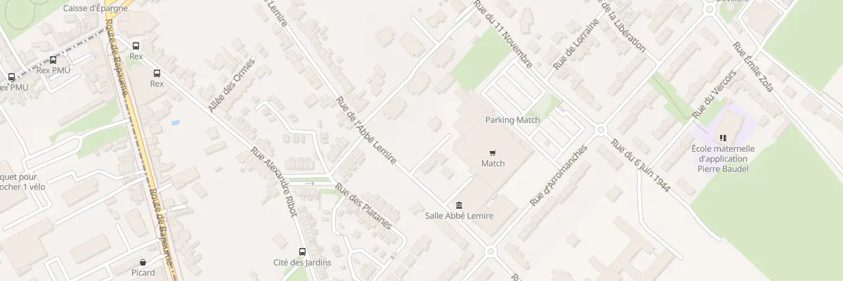 Plan du 63 Rue de l’Abbé Lemire à Arras