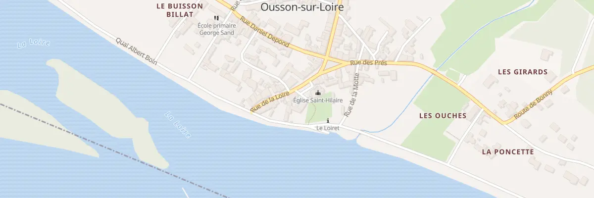 Plan du 10 Rue de la Loire à Ousson-sur-Loire