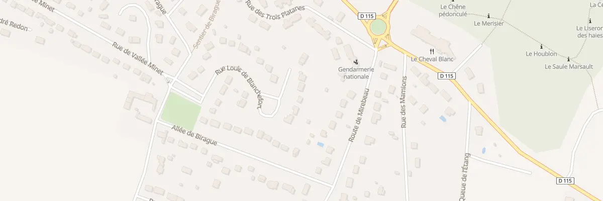 Plan du 14 Rue Louis de Blanchefort à Ferrières-en-Gâtinais