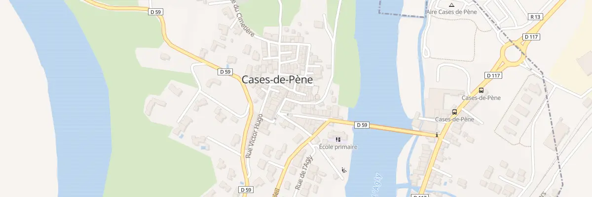 Plan du 11 Rue des Mimosas à Cases-de-Pène
