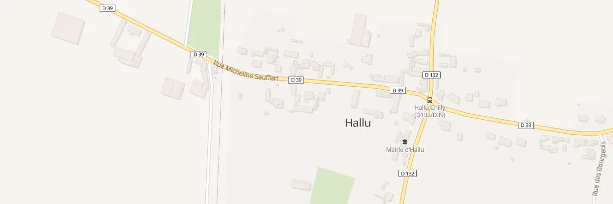 Plan du 7 Rue Micheline Seuffert à Hallu