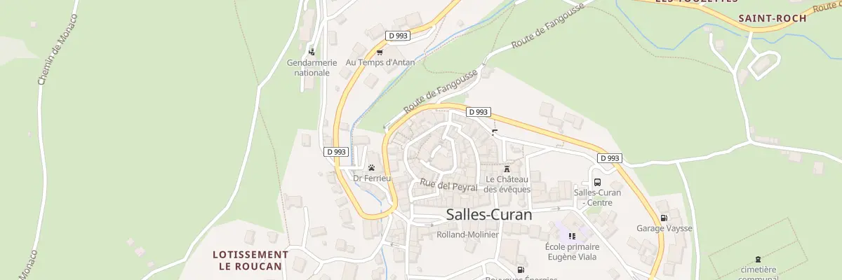 Plan du 5 Imp du Boutadou à Salles-Curan
