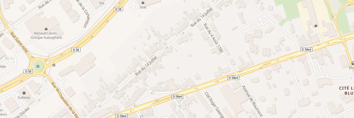 Plan du 51 Rue du 14 Juillet à Liévin