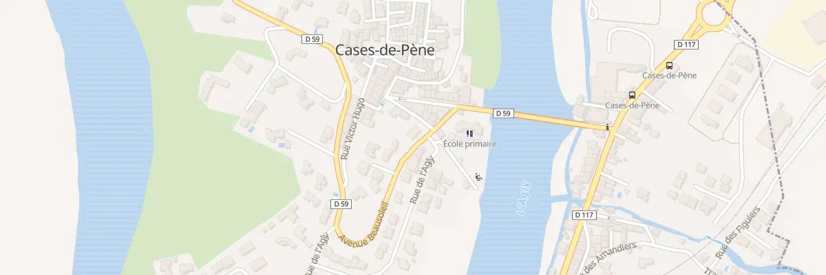 Plan du 7 Av Beausoleil à Cases-de-Pène