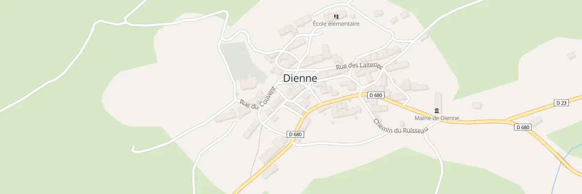 Plan du 5087 Le Bourg à Dienne