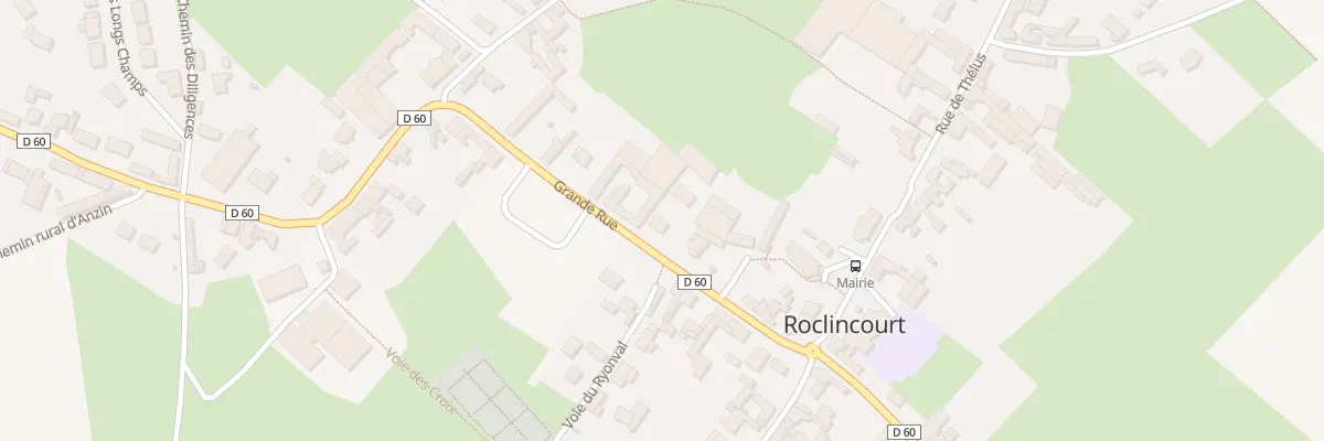 Plan du 10 Gr Grande Rue à Roclincourt
