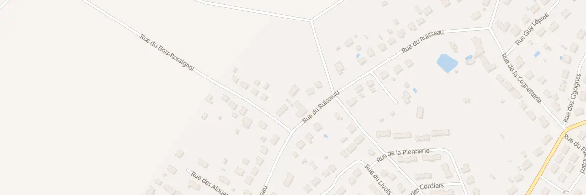 Plan du 437 Rue du Ruisseau à Amilly