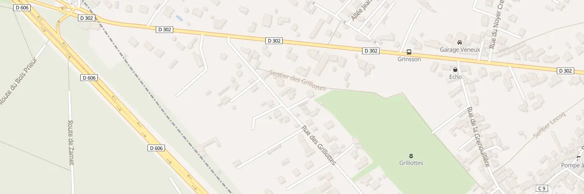 Plan du 9 Rue des Grillottes à Moret-Loing-et-Orvanne