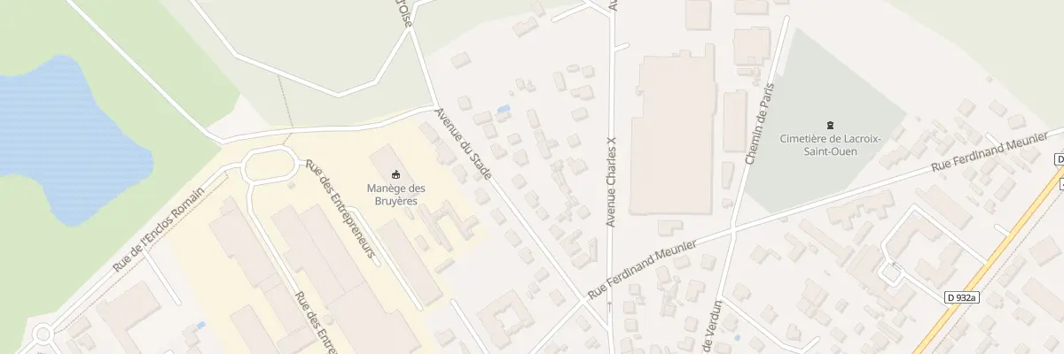 Plan du 12 Av du Stade à Lacroix-Saint-Ouen