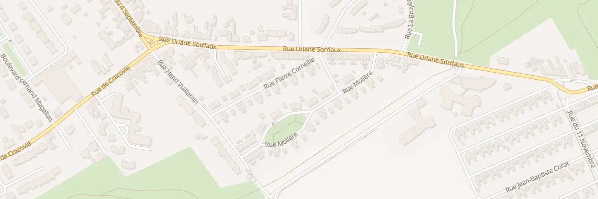 Plan du 14 Rue Moliere à Liévin