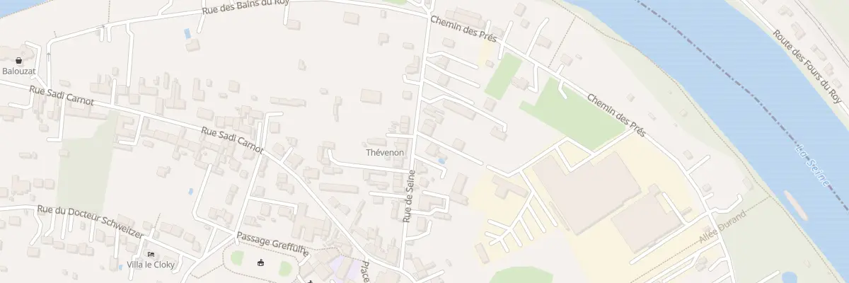Plan du 12 Rue de Seine à Thomery