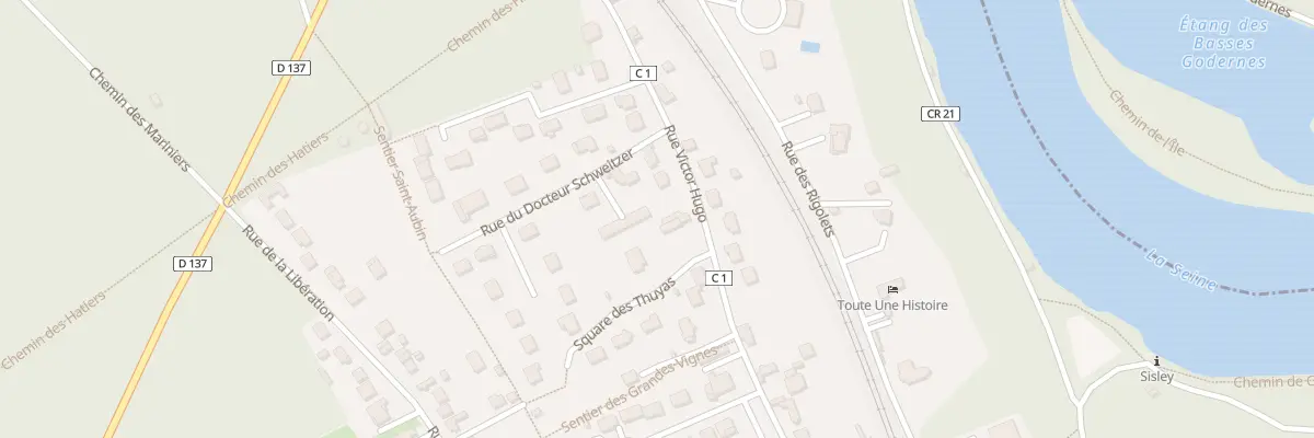 Plan du 91B Rue Victor Hugo à Moret-Loing-et-Orvanne