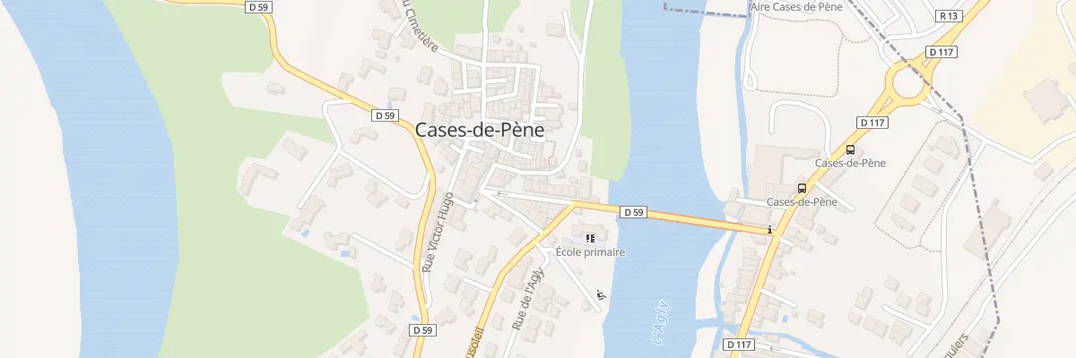 Plan du 4 Rue des Mimosas à Cases-de-Pène