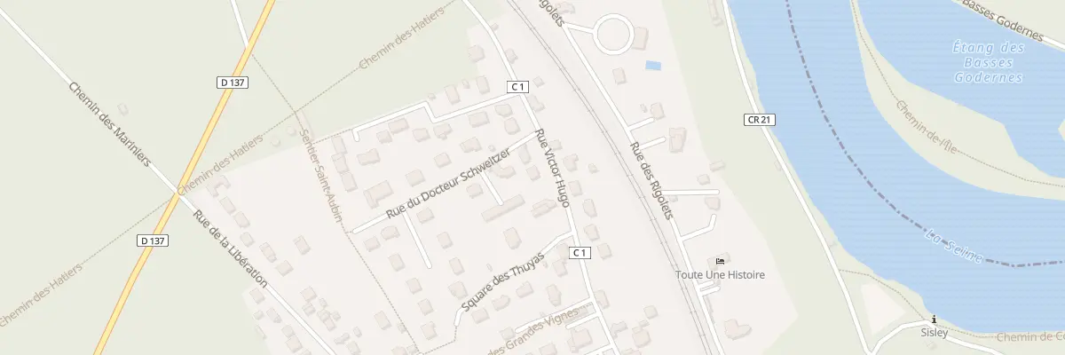 Plan du 91T Rue Victor Hugo à Moret-Loing-et-Orvanne
