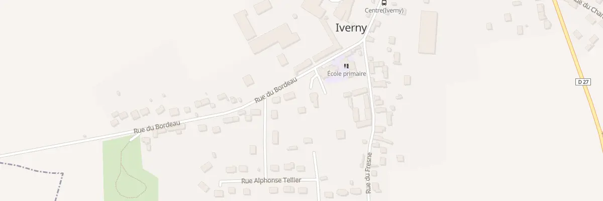 Plan du 9 Rue du Bordeau à Iverny