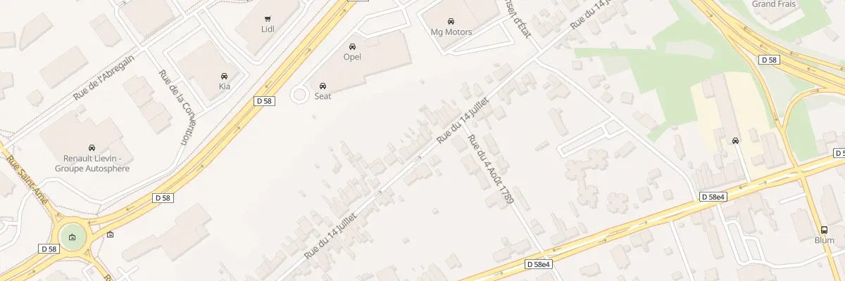 Plan du 78 Rue du 14 Juillet à Liévin