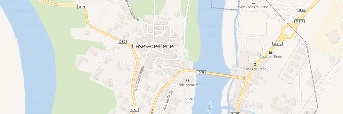 Plan du 3 Rue des Mimosas à Cases-de-Pène