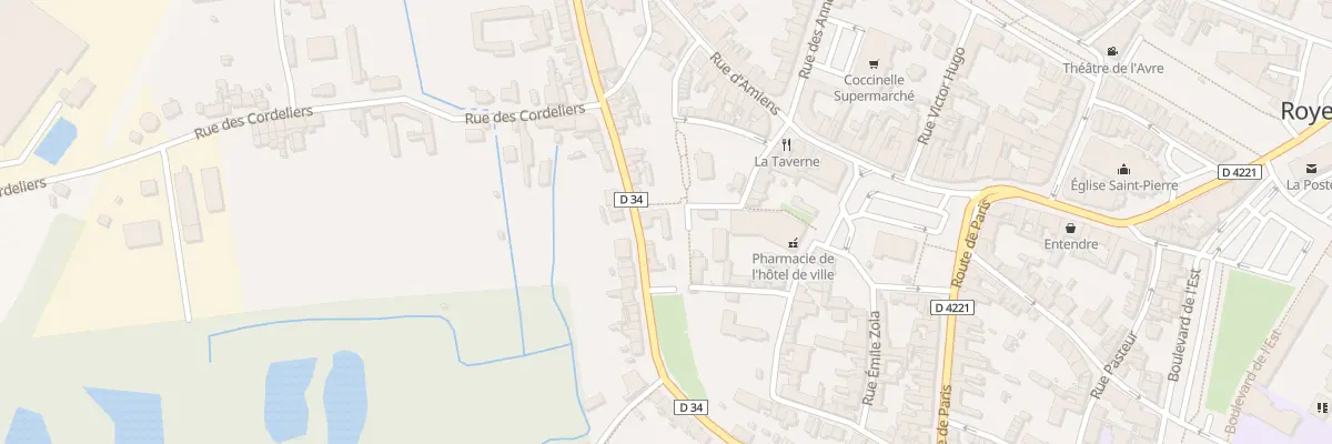 Plan du 30 Rue des Fontaines à Roye