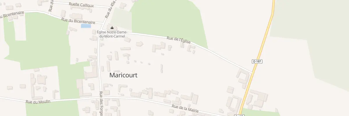 Plan du 8 Rue de l’Eglise à Maricourt