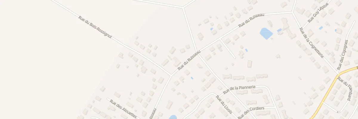Plan du 425 Rue du Ruisseau à Amilly