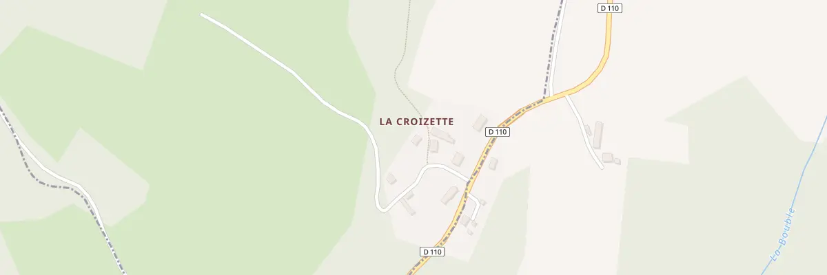 Plan du 5122 La Croizette à Teilhet