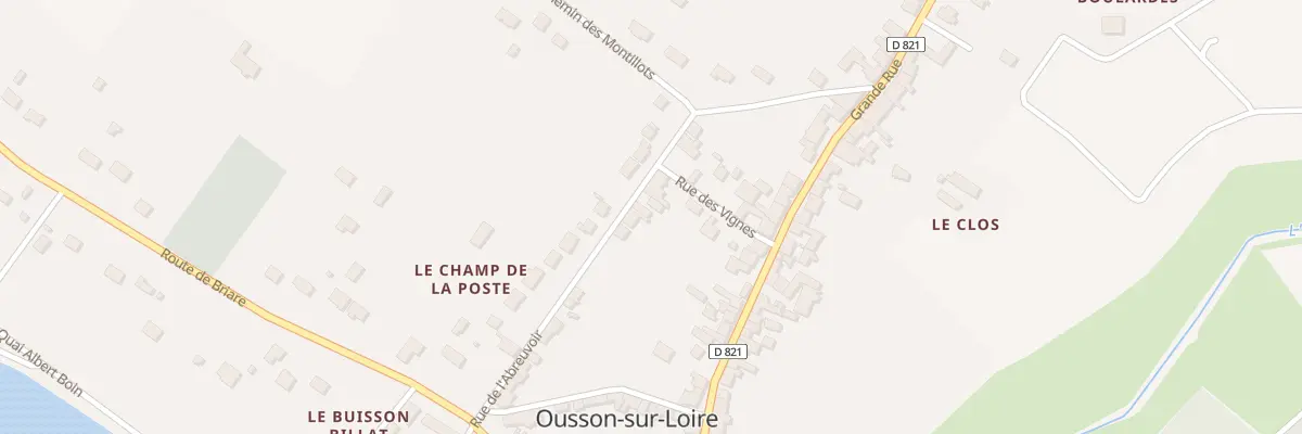 Plan du 36 Rue de l’Abreuvoir à Ousson-sur-Loire
