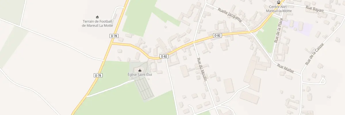Plan du 15 Rue de l’Eglise à Mareuil-la-Motte
