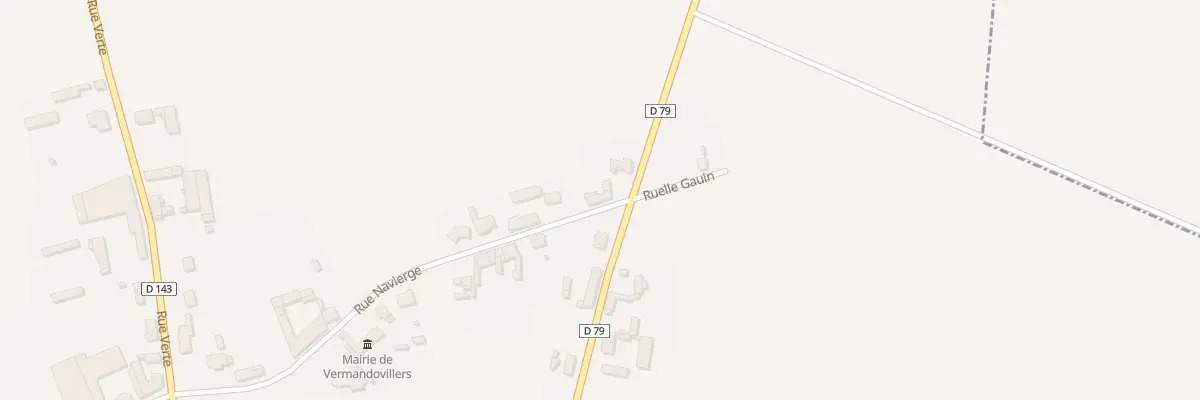 Plan du 15 Rue de Navierge à Vermandovillers