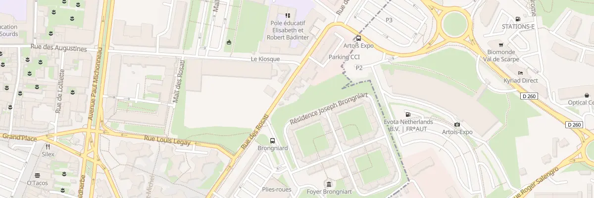Plan du 8 Rue des Rosati à Arras