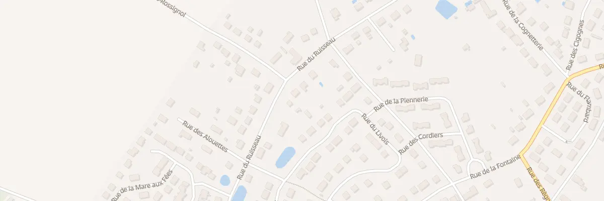 Plan du 388 Rue du Ruisseau à Amilly