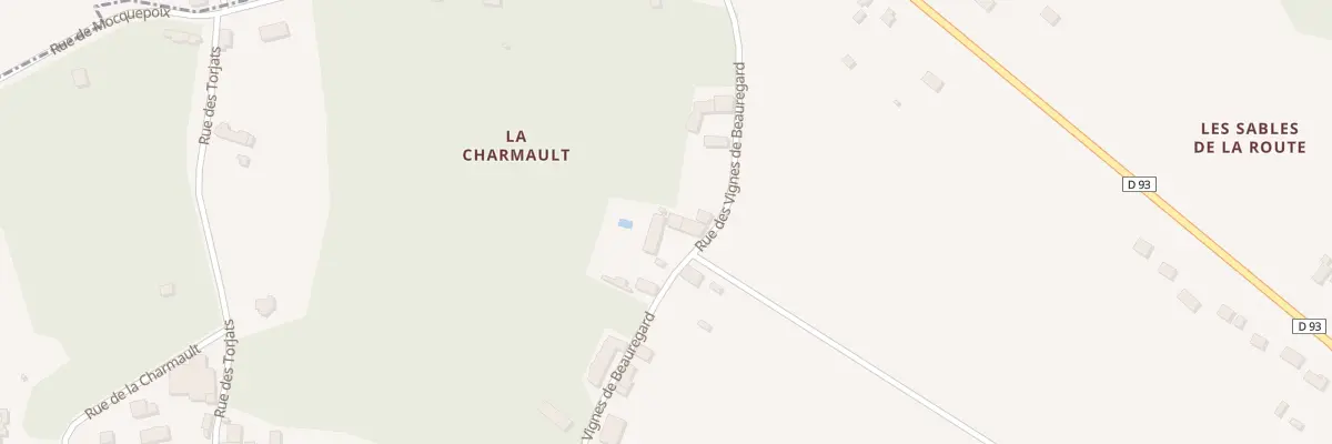 Plan du 5006 La Charmault à Montcresson