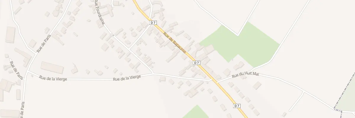 Plan du 27 Rte de Bapaume à Achiet-le-Grand