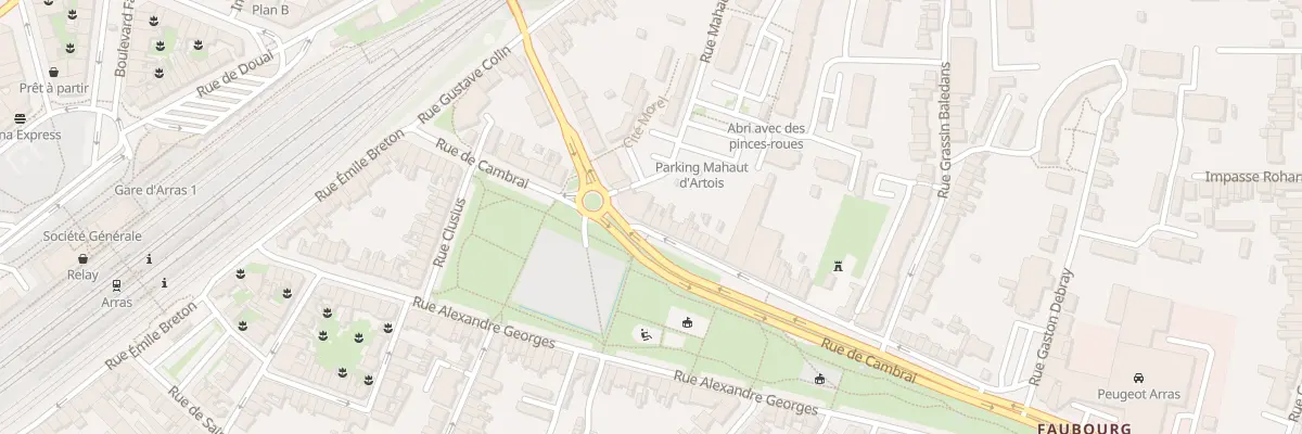 Plan du 13 Rue de Cambrai à Arras