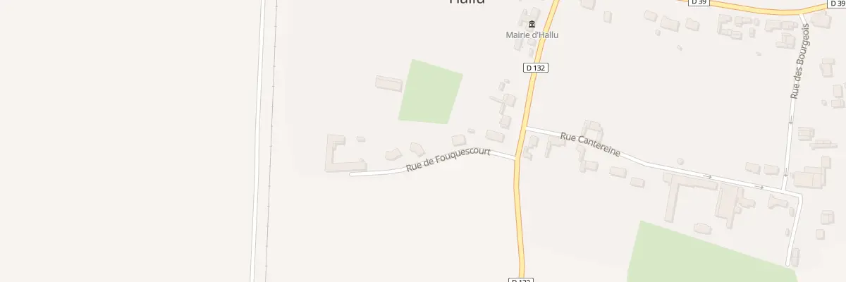 Plan du 2 Rue de Fouquescourt à Hallu
