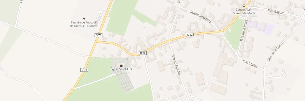 Plan du 15B Rue de l’Eglise à Mareuil-la-Motte