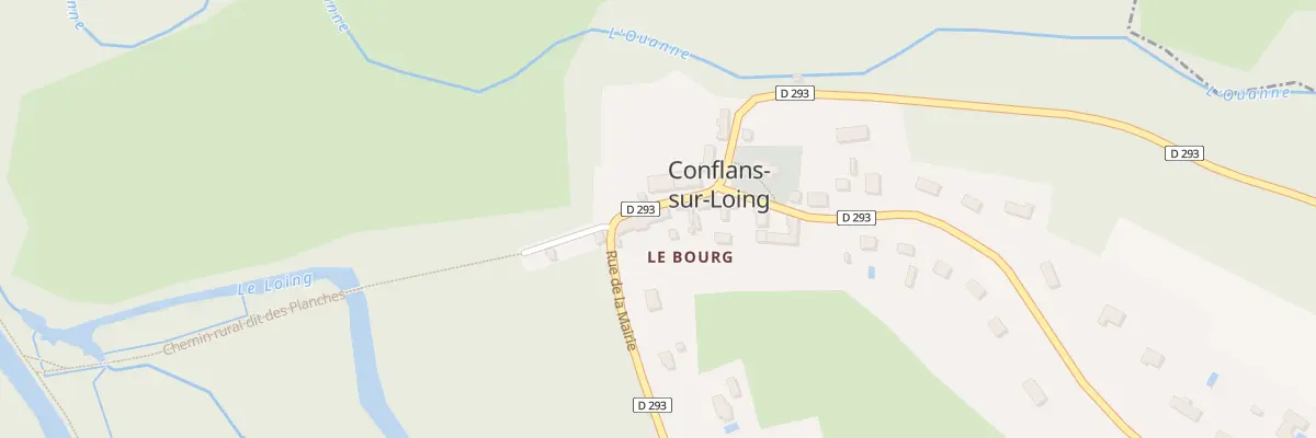 Plan du 288 Rue de la Mairie à Conflans-sur-Loing