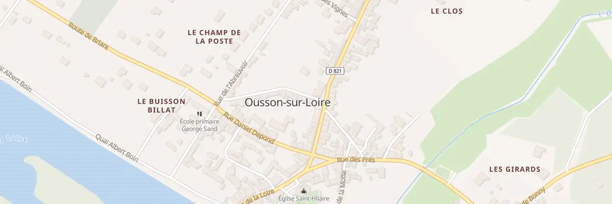 Plan du 3 Rue du 14 Juillet à Ousson-sur-Loire