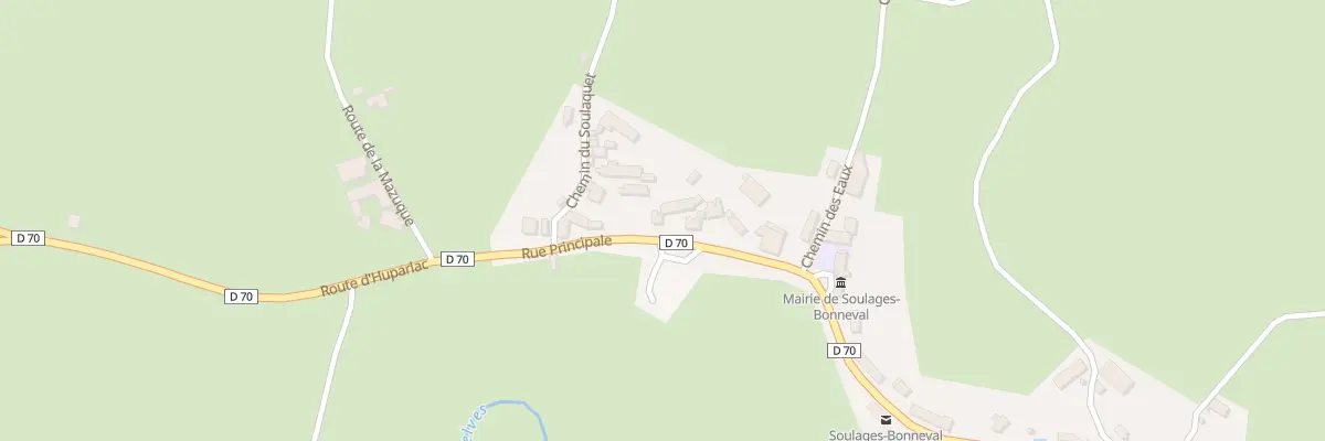 Plan du 32 Rue Principale à Soulages-Bonneval
