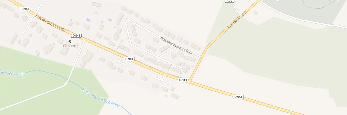 Plan du 25 Rue des Tilleuls à Amilly