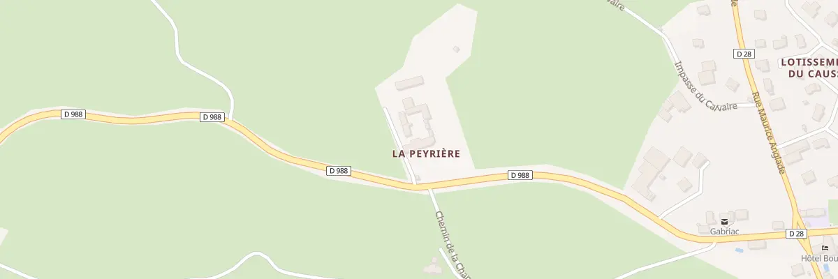 Plan du 5005 La Peyriere à Gabriac