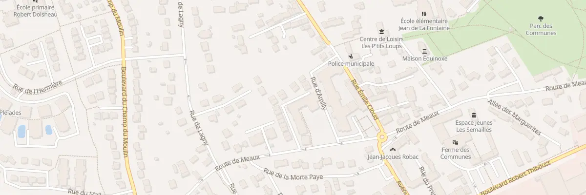 Plan du 5 Pl d’Amilly à Serris