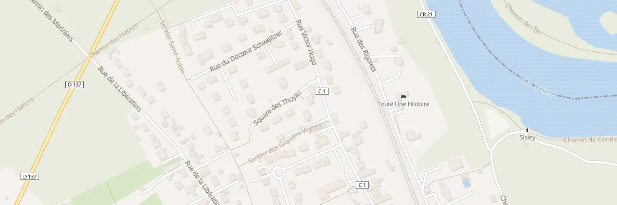 Plan du 83 Rue Victor Hugo à Moret-Loing-et-Orvanne