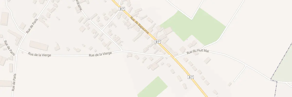 Plan du 3 Rue de la Vierge à Achiet-le-Grand